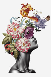a Collage of Woman sur Marja van den Hurk