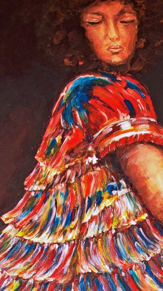 Flamenco-Tänzerin von Ineke de Rijk