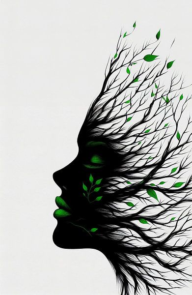 Man and nature... by Ans Bastiaanssen