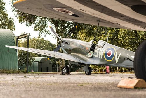 Les Spitfires sur la plate-forme