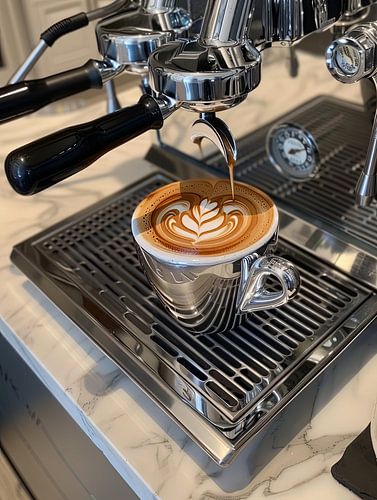 kop koffie of cappuccino bereiden