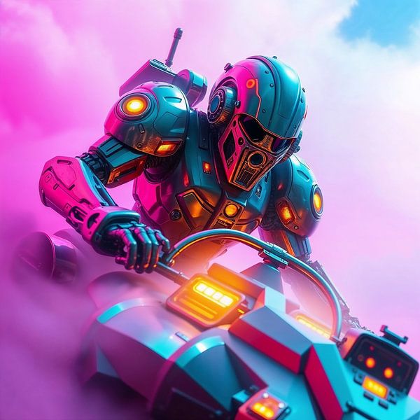 Robot met speciaal voertuig type 2 van Liona Toussaint