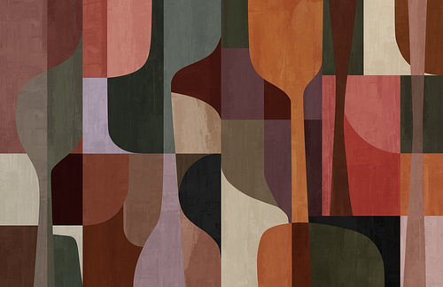 Blocs de couleurs neutres et chauds