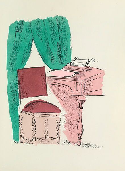 Raoul Dufy - Livre Madrigaux, dessin par Peter Balan