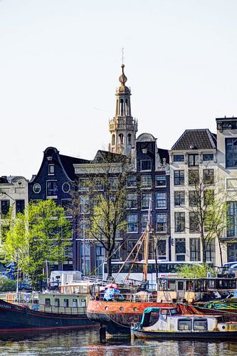 Oosterdokskade richting Montelbaanstoren