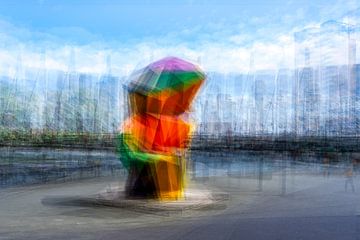 Erasmusbrug in de rondte van Patty Elferink