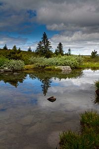 Un petit lac en Norvège.