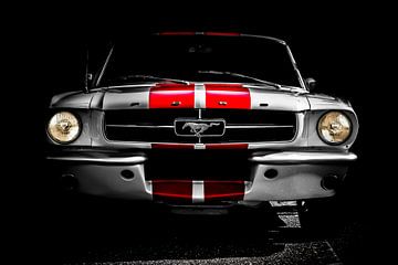 Ford Mustang in Silber/Rot von marco de Jonge
