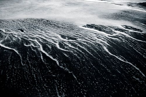 overblijfselen van een golf