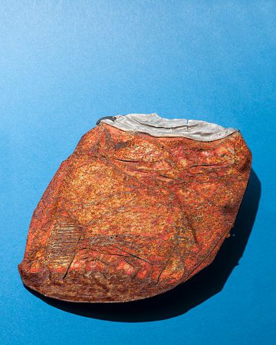 Pop art. Very rusty Coca-Cola can