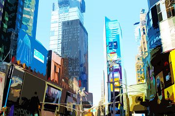 New York Times Square I van Stéphane TEILLET
