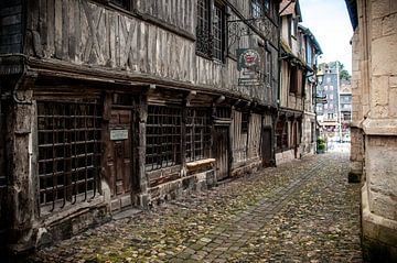 Middeleeuws Honfleur van Michiel Mulder