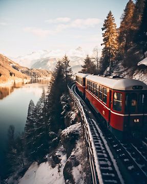 Treinreis door Zwitserland van fernlichtsicht