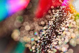 Water droplets on foil by Rob Boon