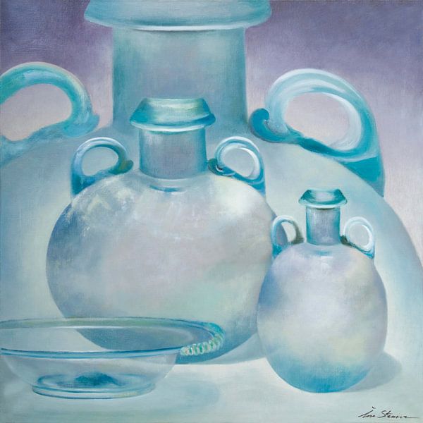 Roman glass vases by Ine Straver