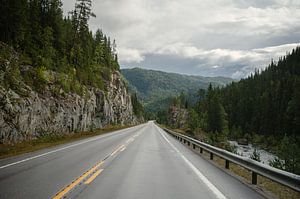 Sur la route en Norvège