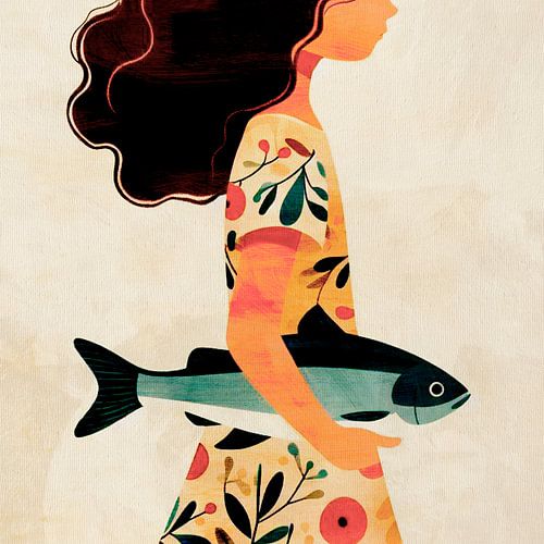 Girl with Fish 01
