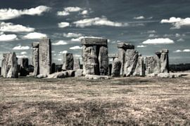 Stonehenge steencirkel  bij Wiltshire in Engeland van Patricia Hofmeester
