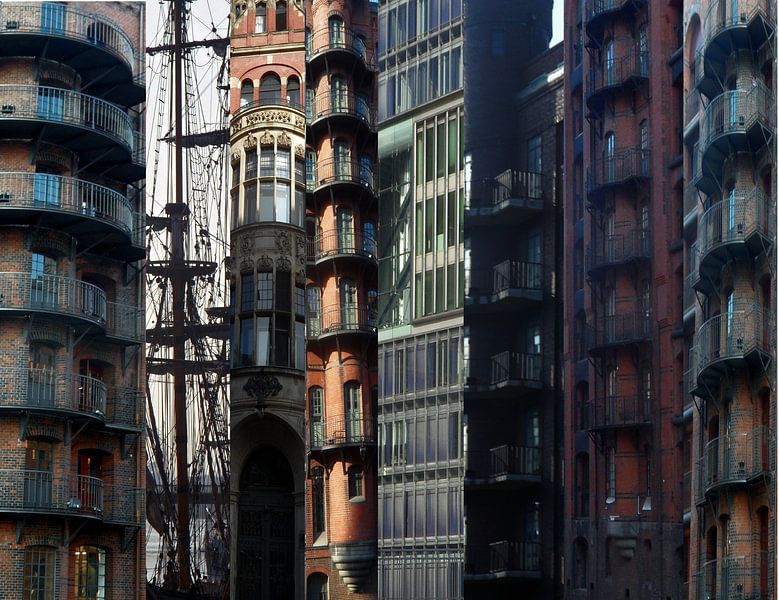 Facade collage by Peter Norden