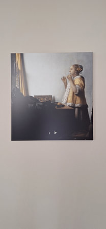 Junge Dame mit Perlenhalsband, Johannes Vermeer