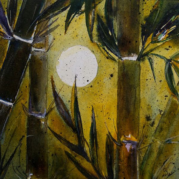 Bambou à la lumière par Christine Nöhmeier