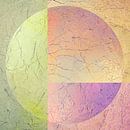 Moderne Abstraktion im Minimalismus. Sanfte Regenbogenfarben. 1 von Alie Ekkelenkamp Miniaturansicht