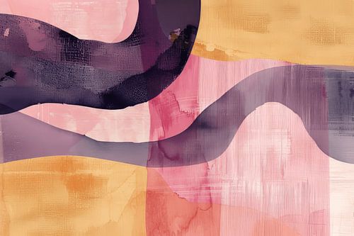 Moderne et abstrait dans un style bohème