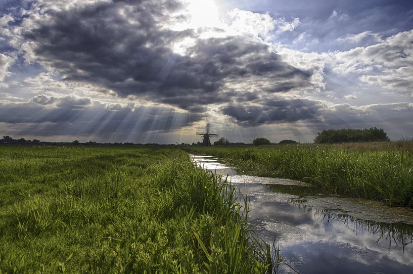 Molen in Ryptsjerk (Fryslan) par Sidney Portier