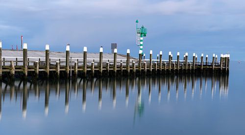 meerpalen naar het wad