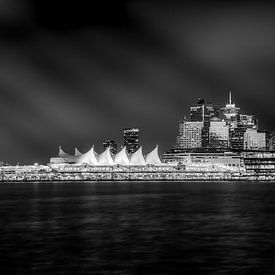 Vancouver Skyline bei Nacht von Marc Lehmann