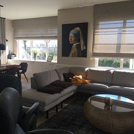 Customer photo: Girl with a Pearl Earring - Vermeer painting, on canvas