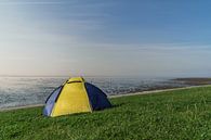 Tent at the Wadden Sea in East Frisia by Berthold Ambros thumbnail