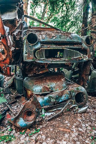 Autofriedhof Bastnas Schweden