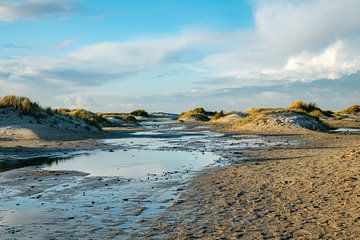 das Naturschutzgebiet de hors auf dem südlichen Teil der Insel Texel