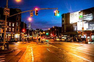Nachtleben auf den Straßen von New York