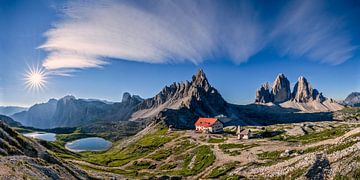 Dolomieten Panorama van Achim Thomae Photography