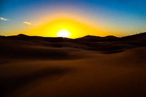 Zonsopkomst in de Sahara