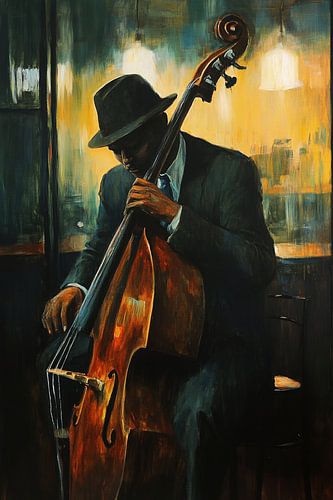 De man met de trieste bas