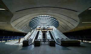 Ingang van het Canary Wharf metrostation