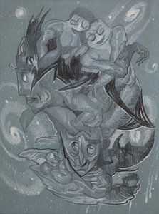 Stanisław Ignacy Witkiewicz - Castor und Pollux (Zwillinge) (1918).