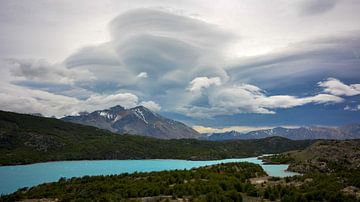 Stormwolken in Patagonië van Christian Peters