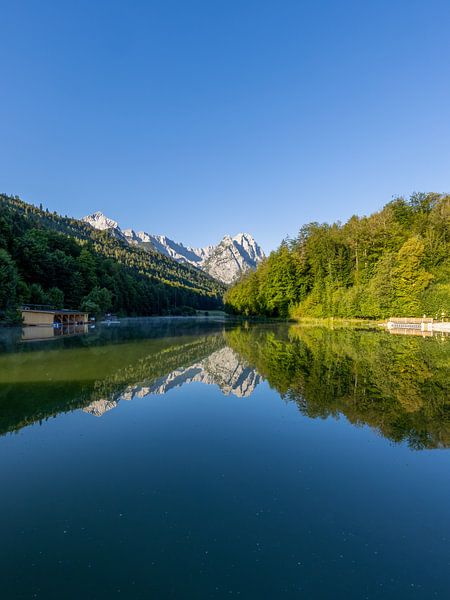 Morning at the Riessersee by Teresa Bauer
