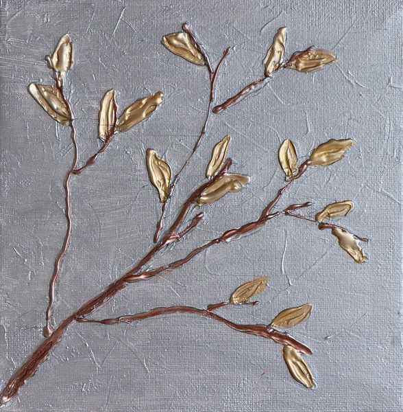 Feuilles d'or par Yvonne Smits