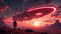 XENOVAR: Le Vaisseau Gigantesque de l’Aube Rouge
