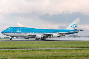Boeing 747-400M van de KLM (PH-BFO). van Jaap van den Berg