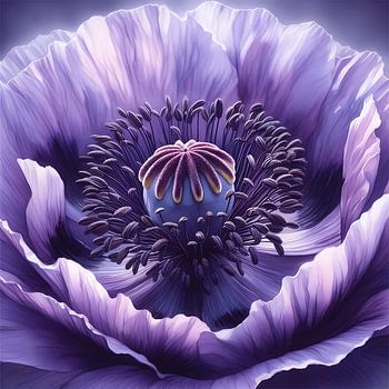 paarse papaver