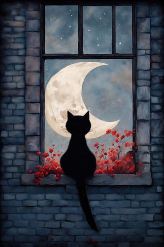 de maan en de kat