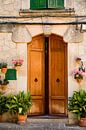 Oude deur in Valldemossa (Mallorca, Spanje) van Laura V thumbnail