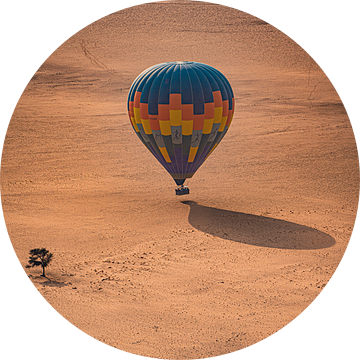 Luchtballonvaart over de Namib-woestijn Namibië, Afrika van Patrick Groß