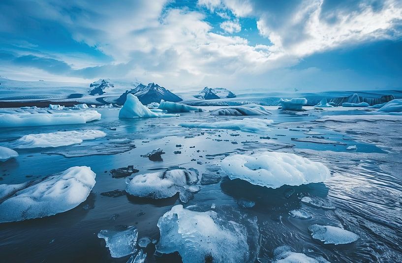 Glinsterende sneeuwjas van fernlichtsicht